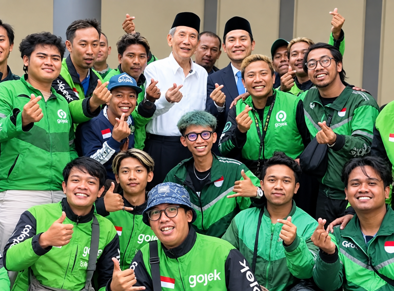 Jusuf Hamka Temui Massa Ojol usai Dilantik Wantimpres, Sampaikan Pesan Presiden Prabowo